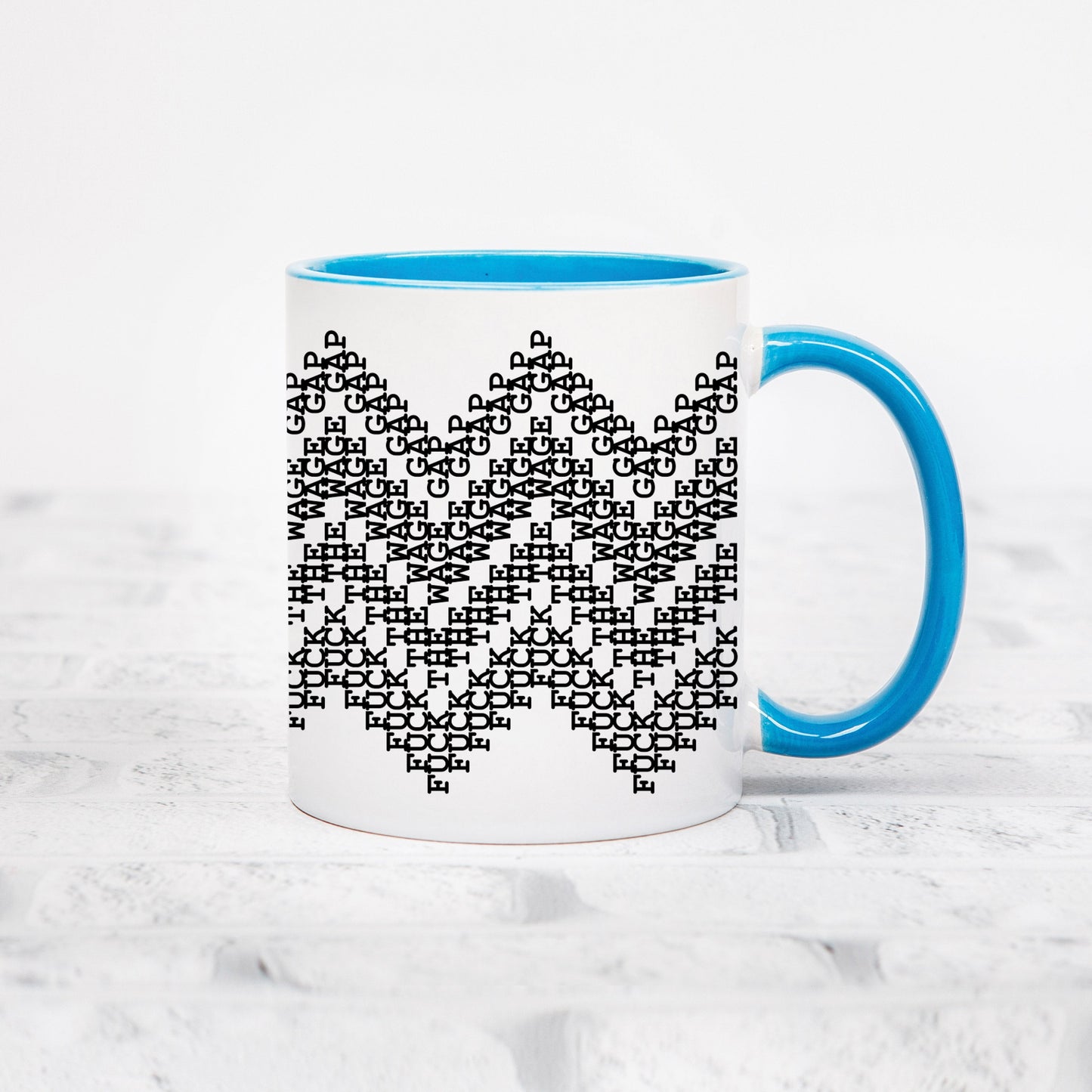 Fuck The Wage Gap Secret Message Mug