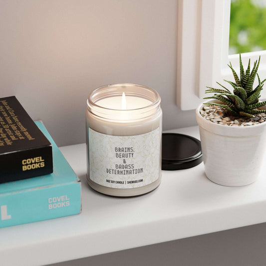 Brains, Beauty & Badass Determination Candle