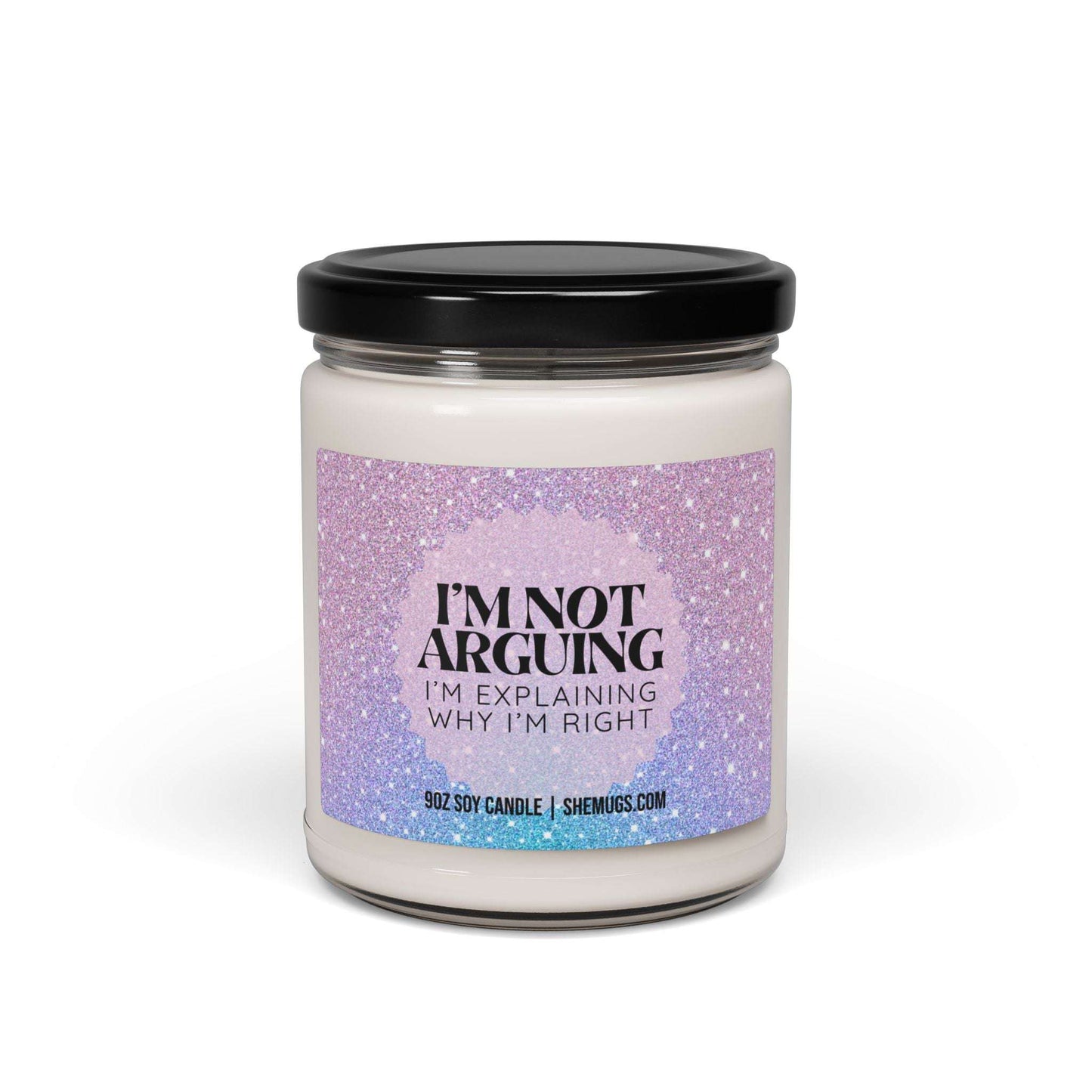 I'm Not Arguing Funny Candle