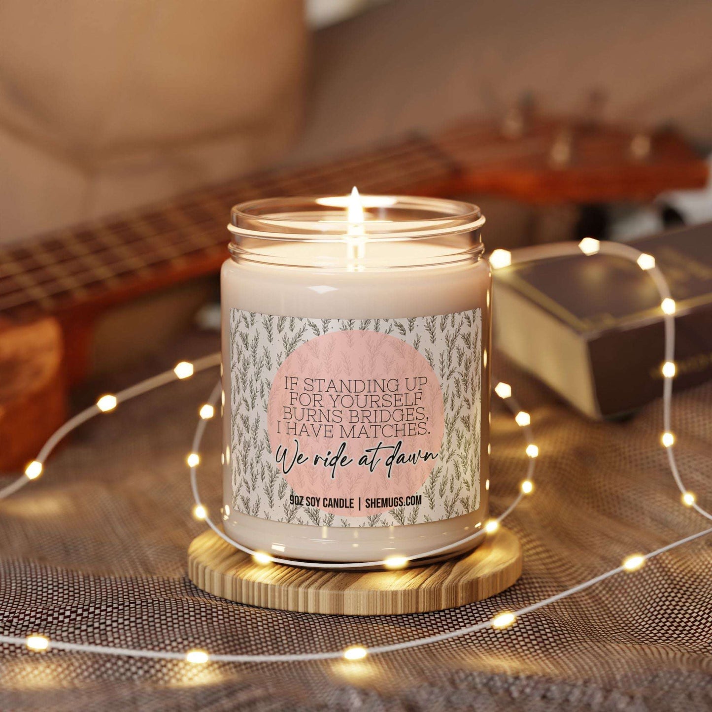 We Ride at Dawn Candle
