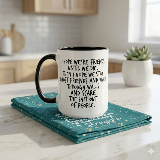 Ghost Friends Mug & Towel Gift Set