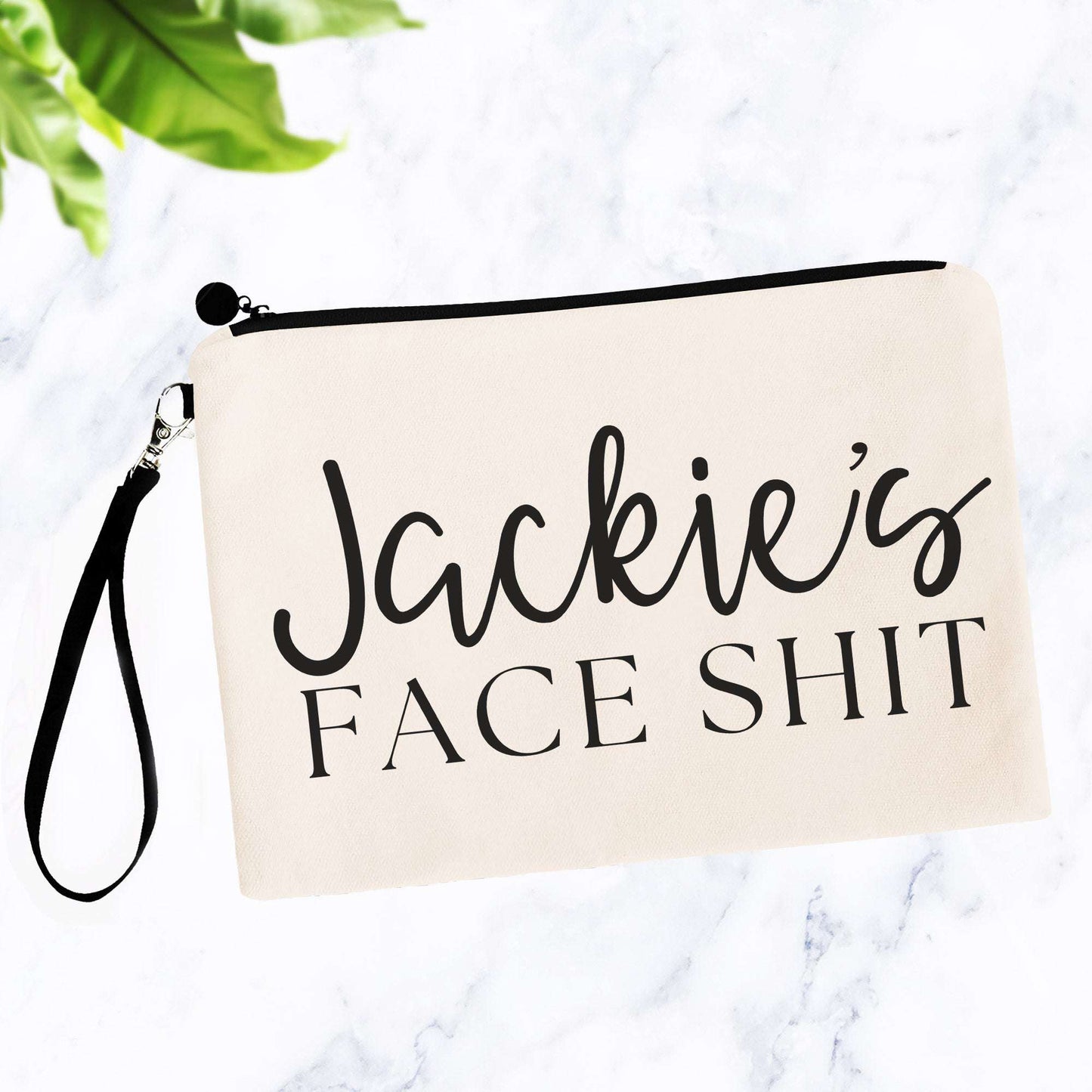 Personalized Face Shit Makeup Bag