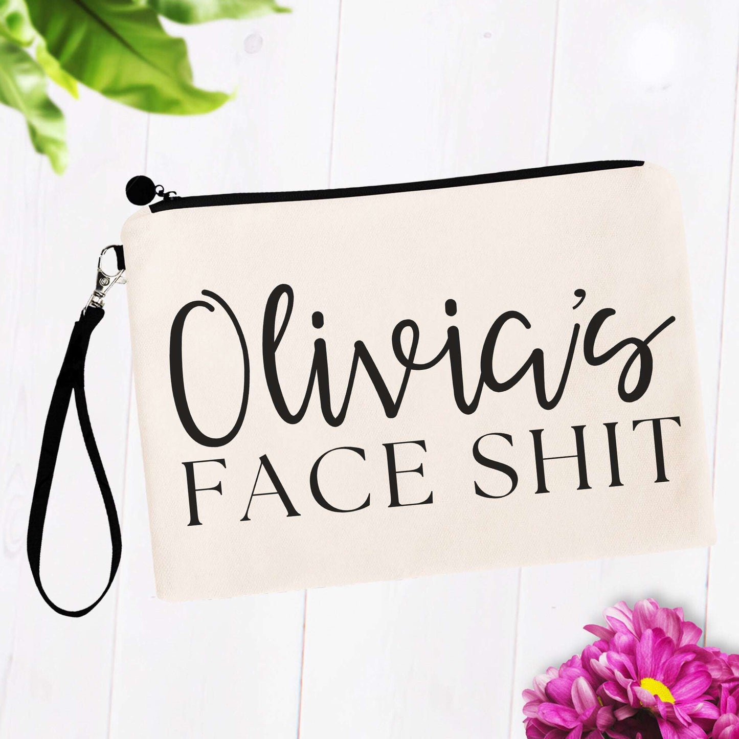 Personalized Face Shit Makeup Bag