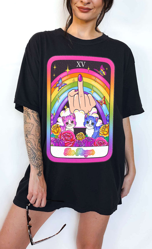 The Finger Tarot Card Tee