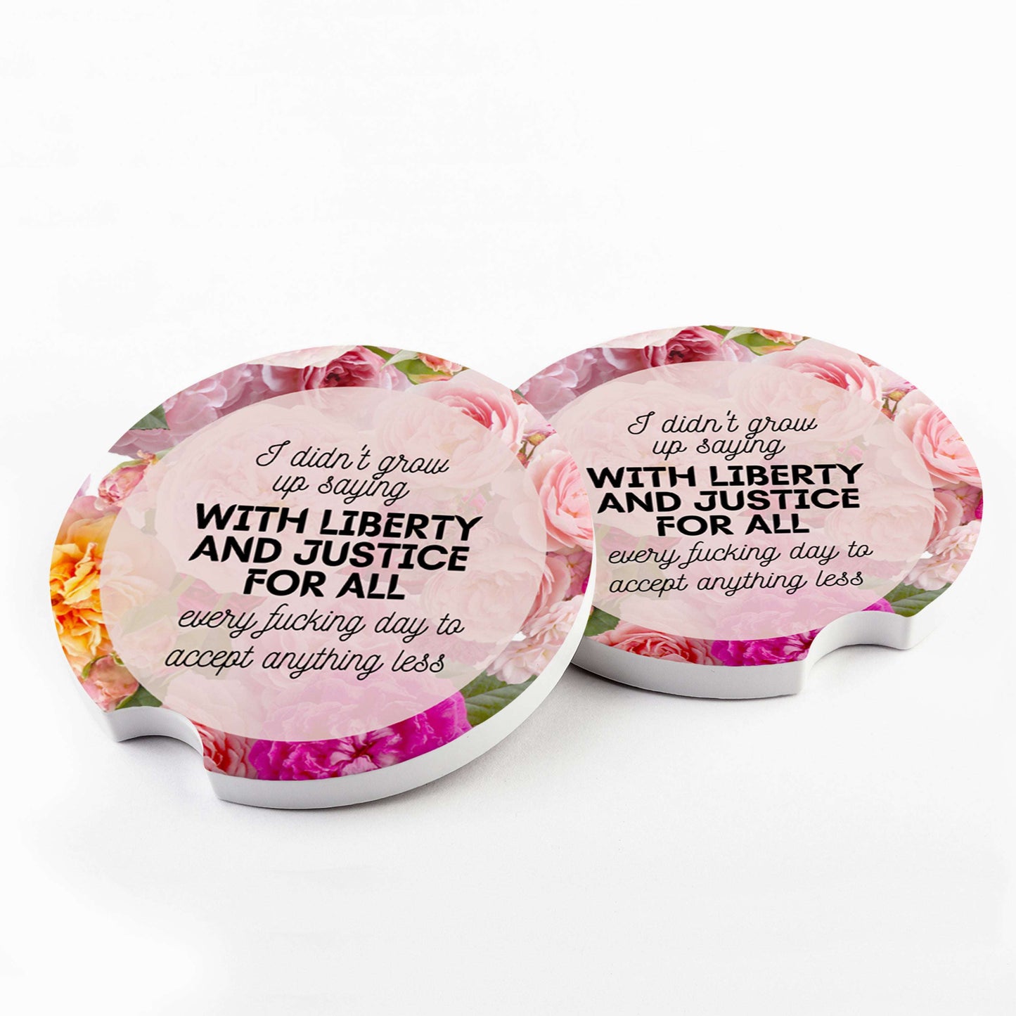 Liberty & Justice Car Coasters