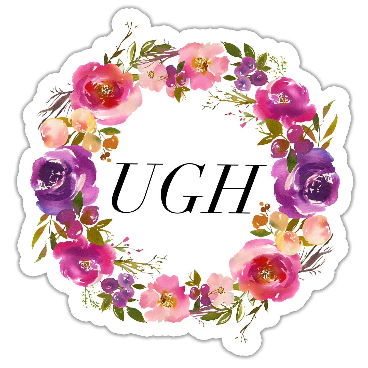 Ugh Sticker