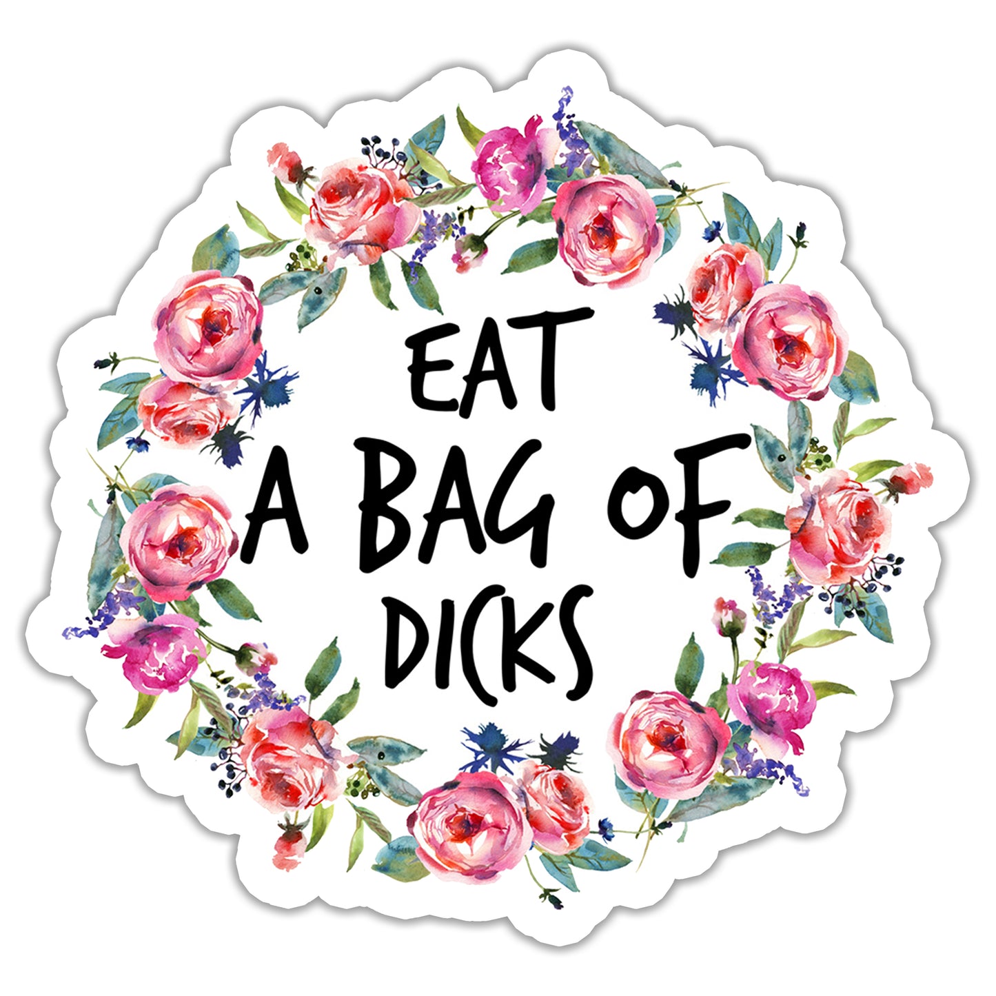 Eat a Bag of Dicks Sticker