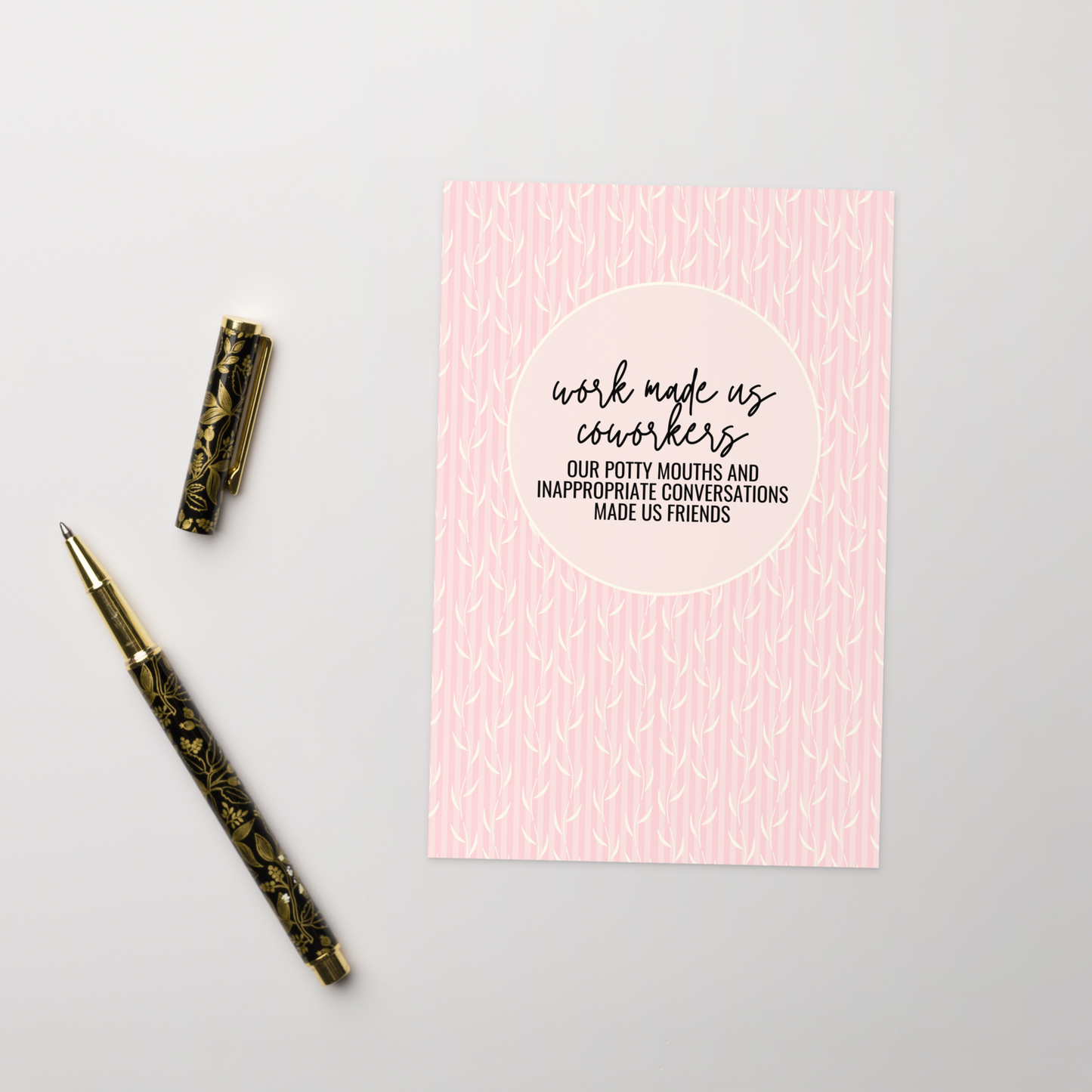 Work Made Us Coworkers Greeting Card
