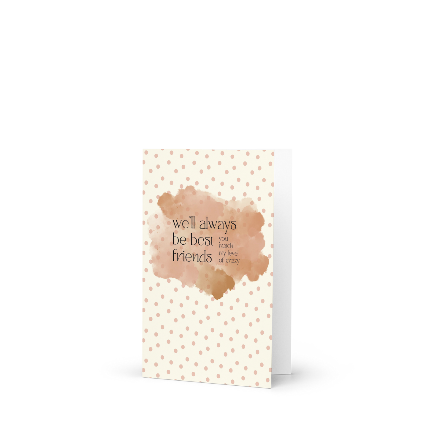 You Match My Crazy Greeting Card