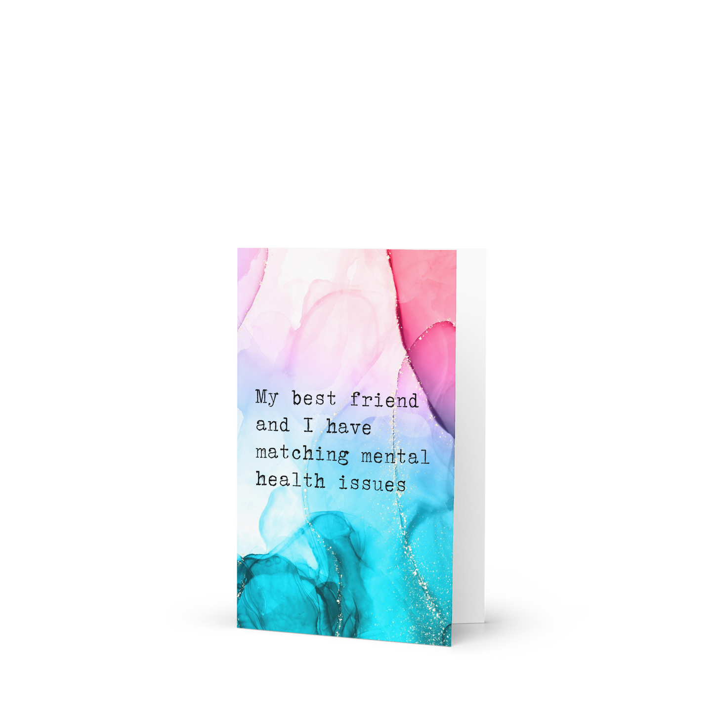Matching Mental Health Greeting Card