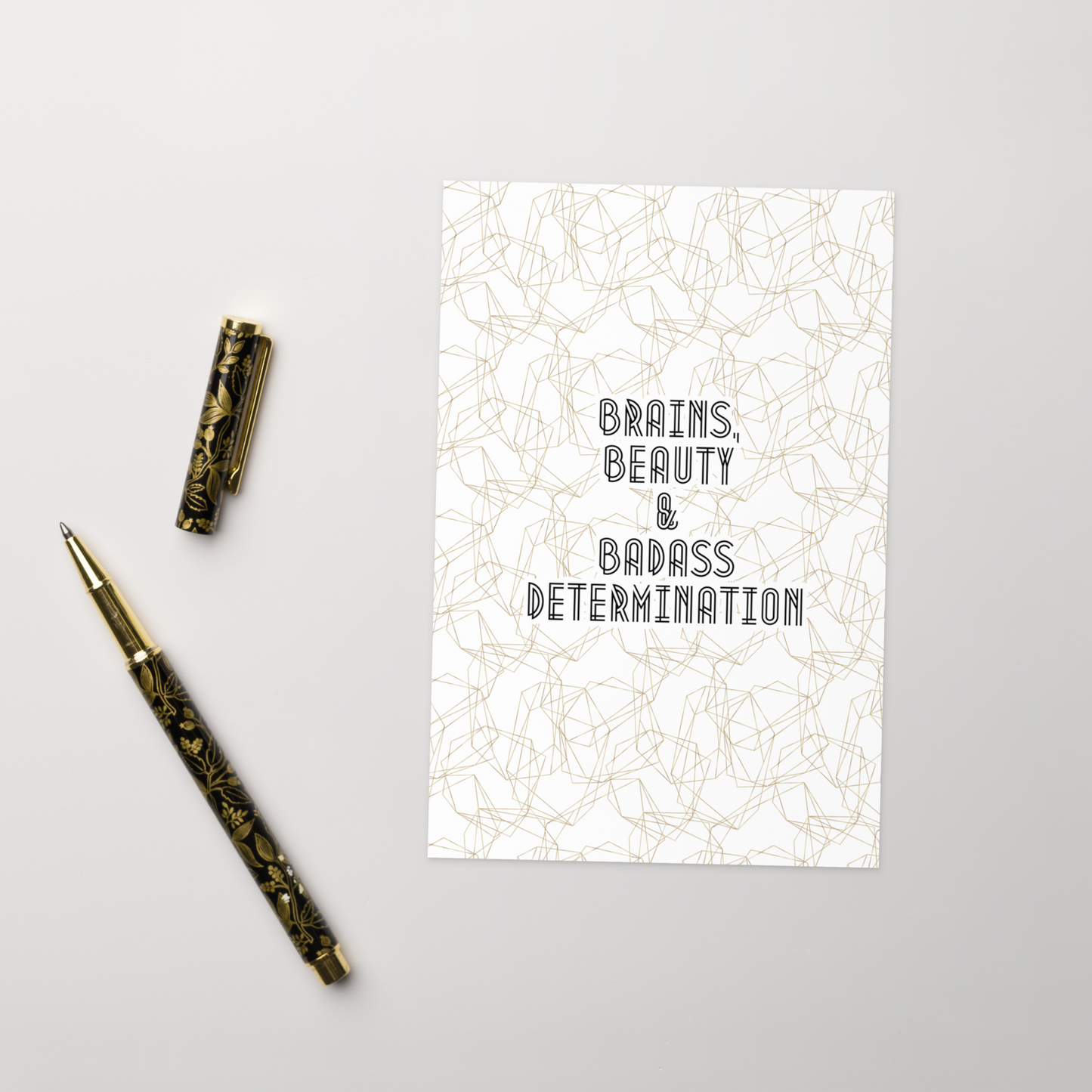 Brains, Beauty & Badass Card