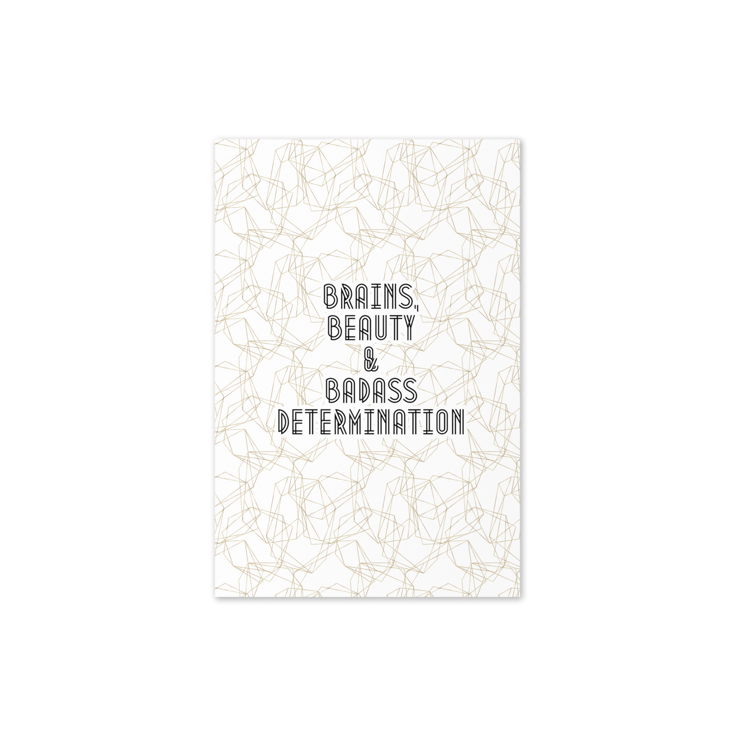 Brains, Beauty & Badass Card