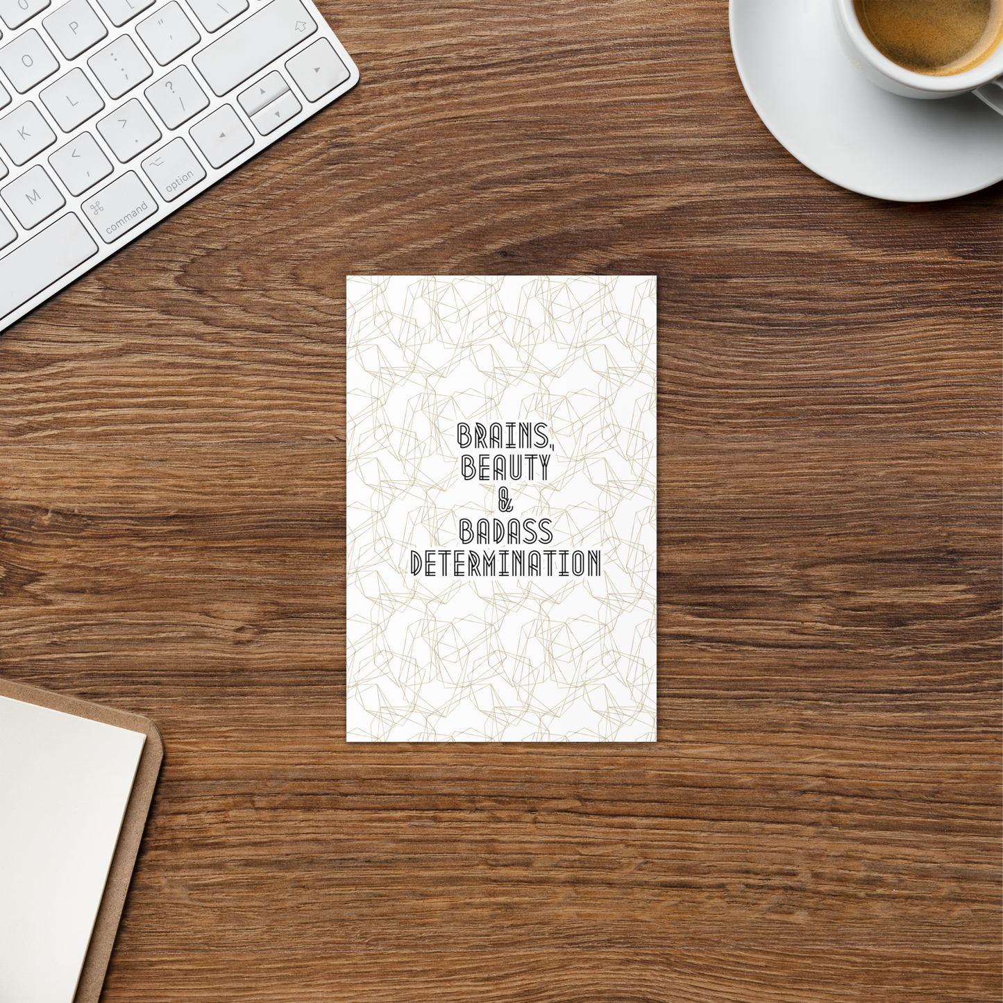 Brains, Beauty & Badass Card
