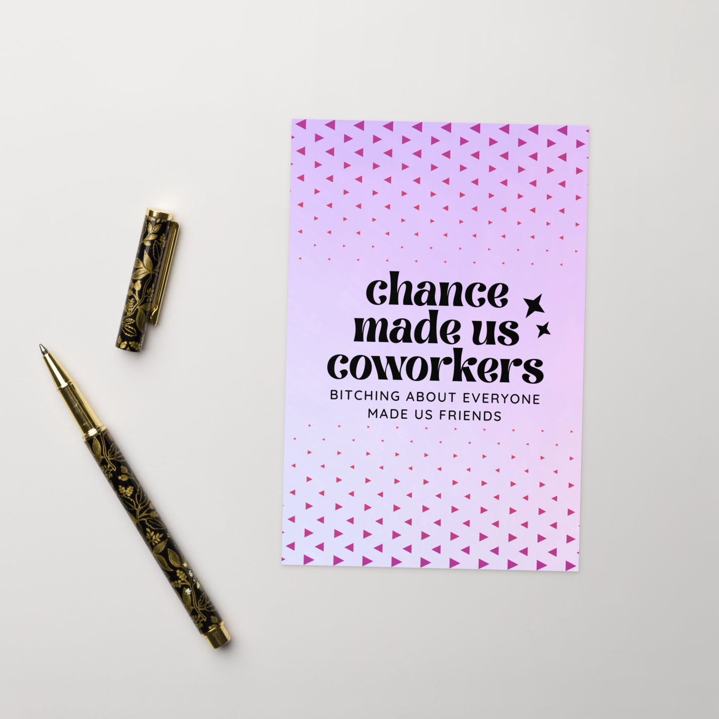 Chance Made Us Coworkers Greeting Card