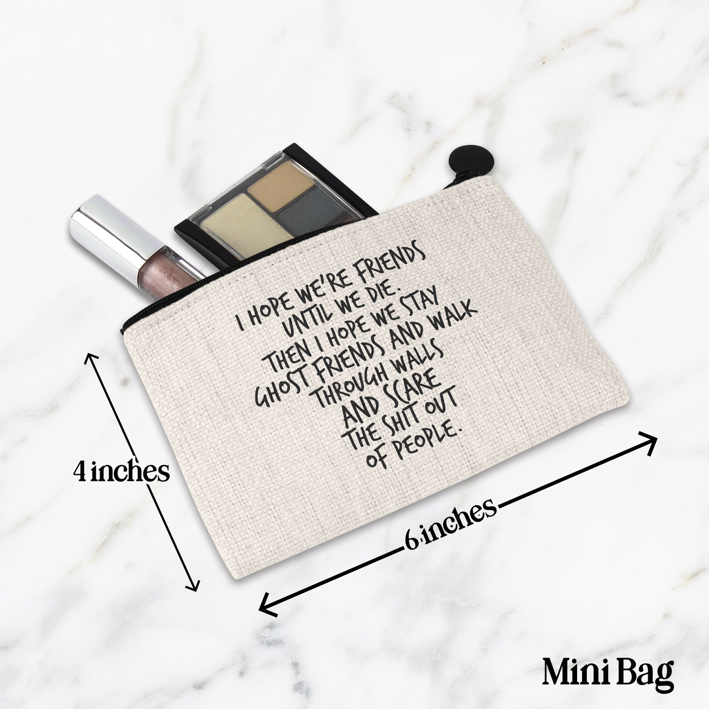 Ghost Friends V1 Best Friends Makeup Bag