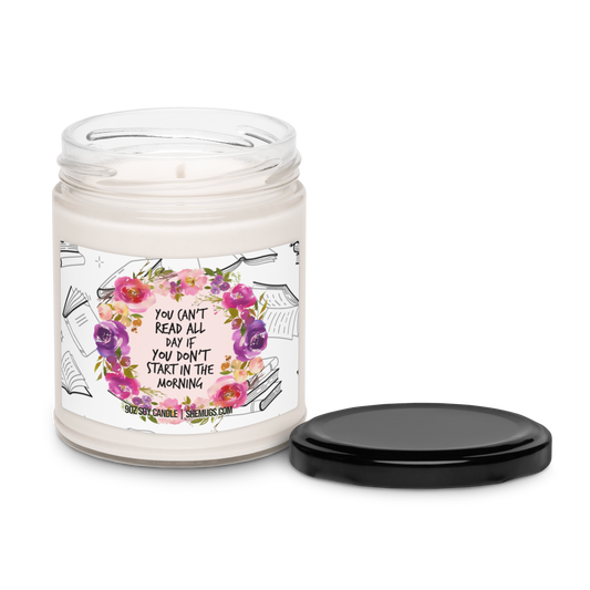 You Can't Read All Day Candle