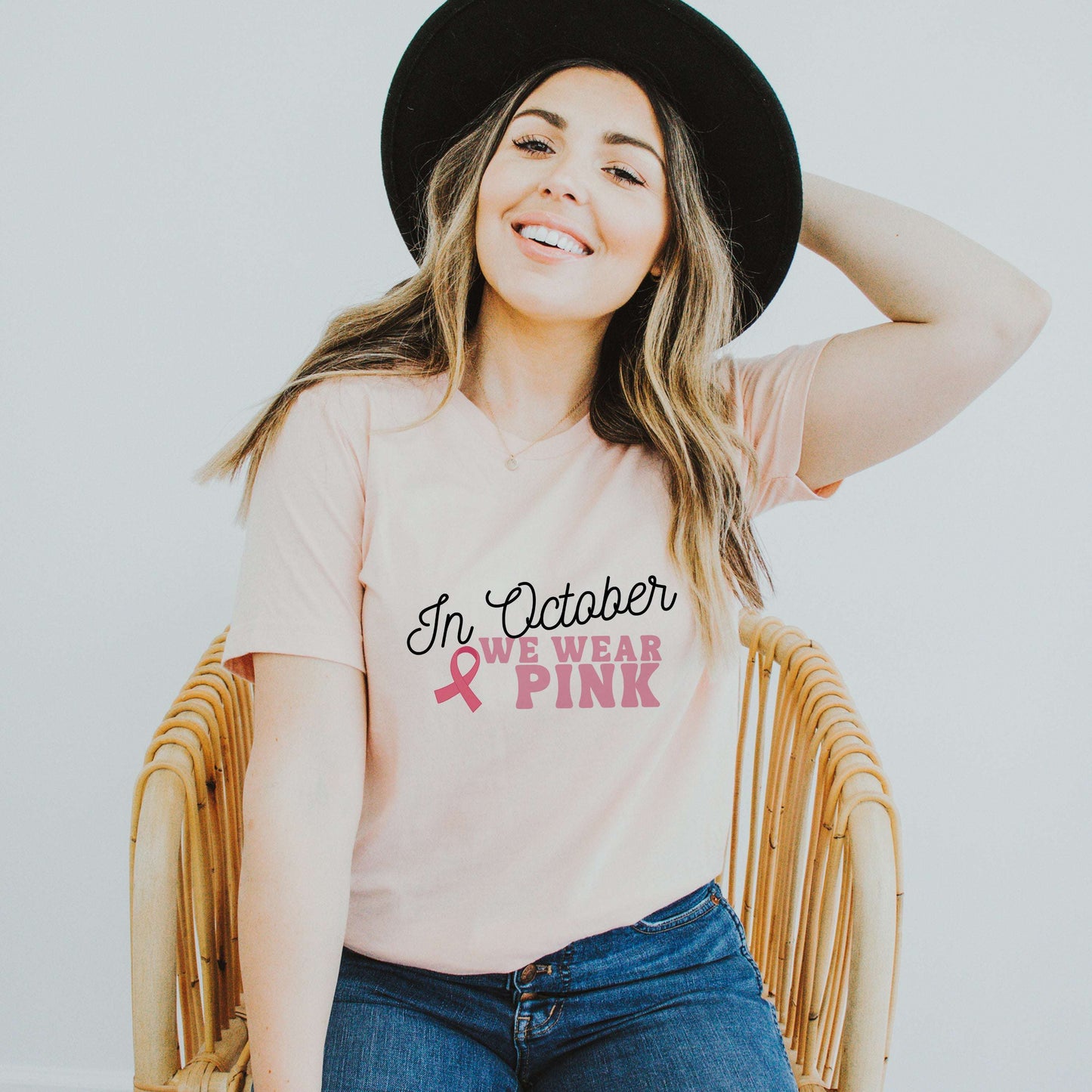 In October We Wear Pink Shirt