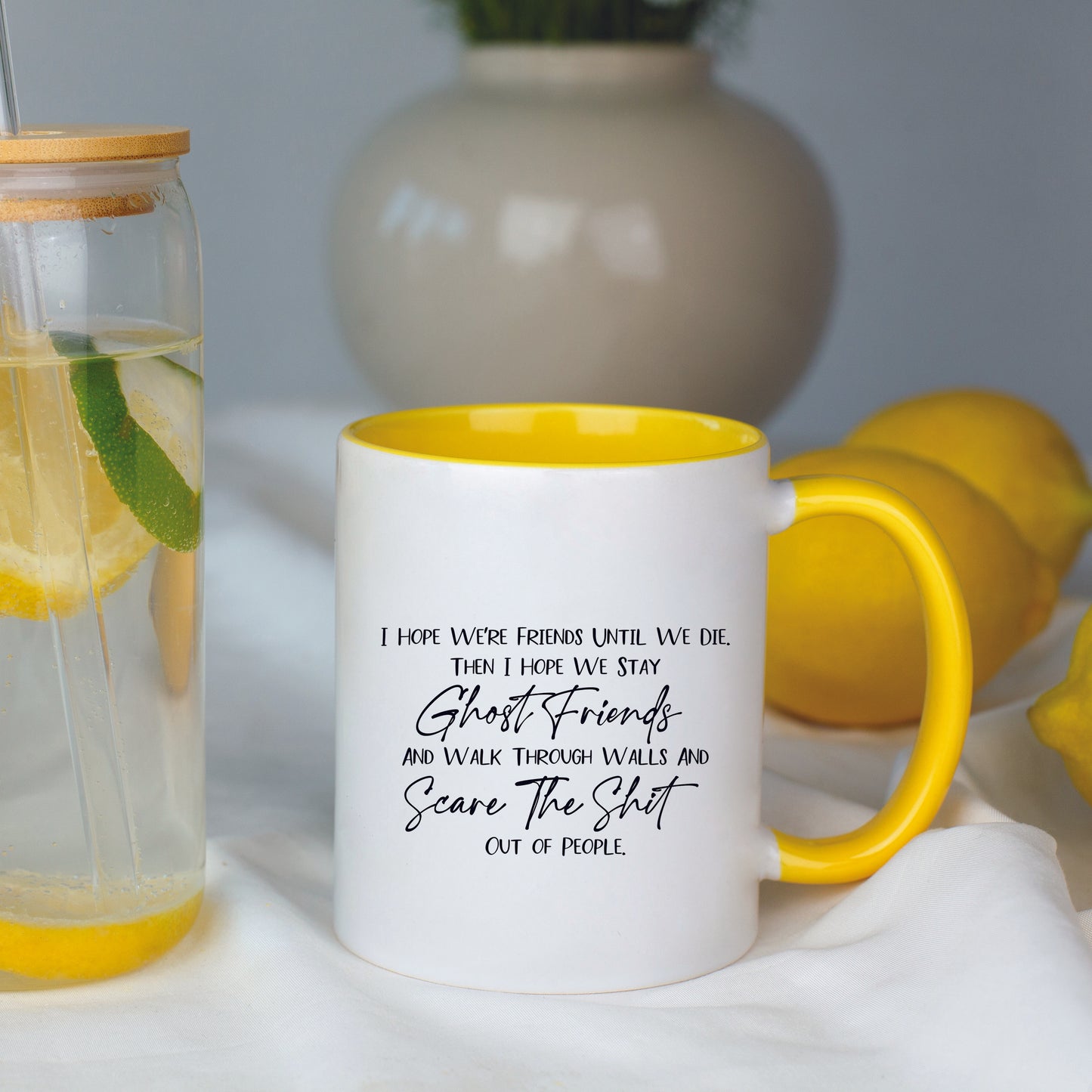 I Hope We Stay Ghost Friends V4 Mug