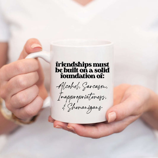 Solid Foundations of Friendship Mug
