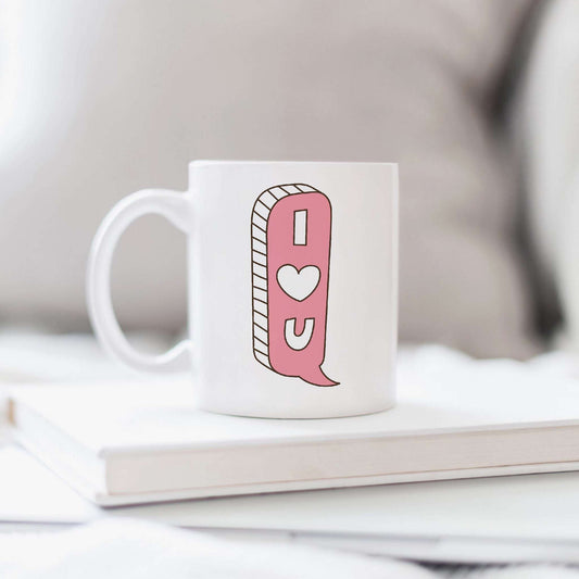 I Love You Speech Bubble Mug