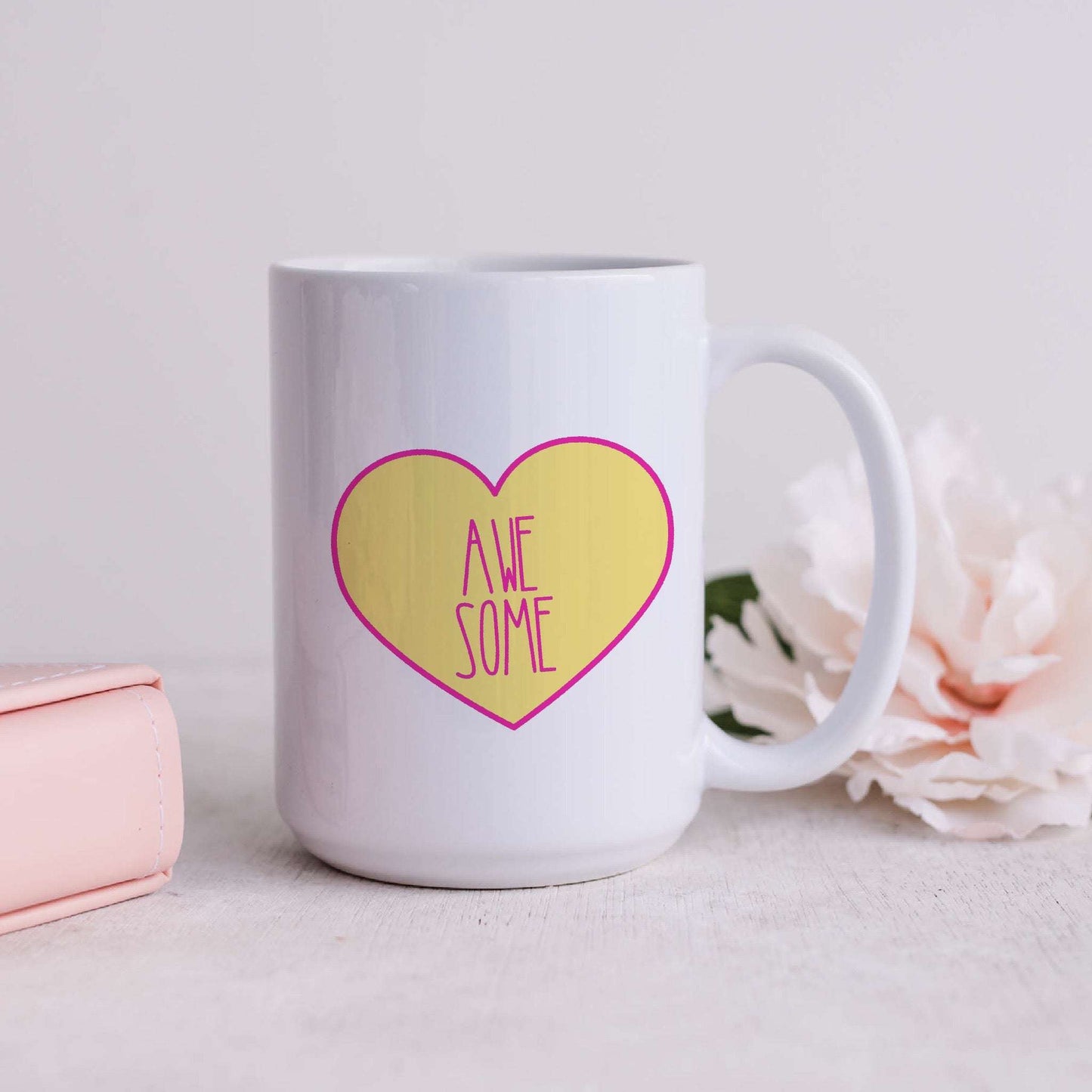 Awesome Candy Heart Mug