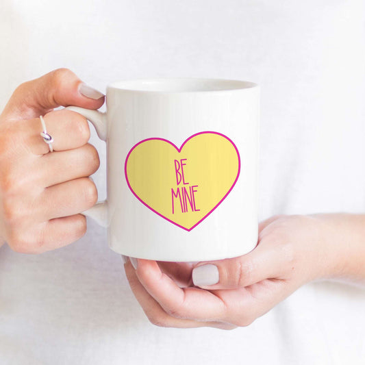 Be Mine Candy Heart Mug