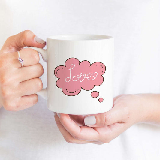 Love Thought Bubble Mug