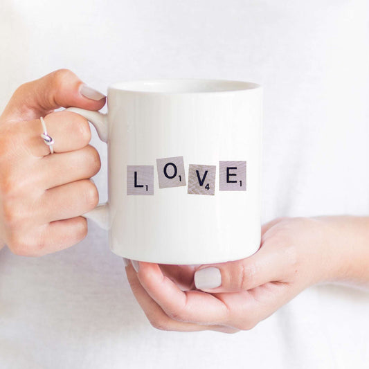 Love Scrabble Mug