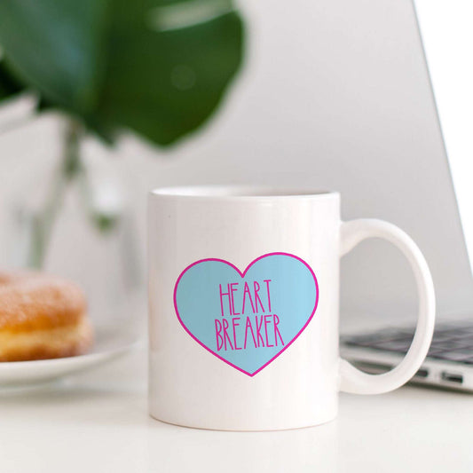Heart Breaker Candy Heart Mug