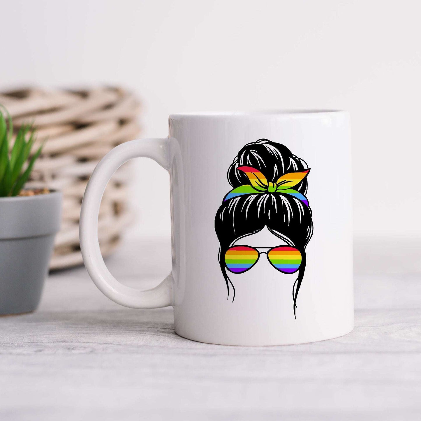 Rainbow Silhouette LGBT Pride