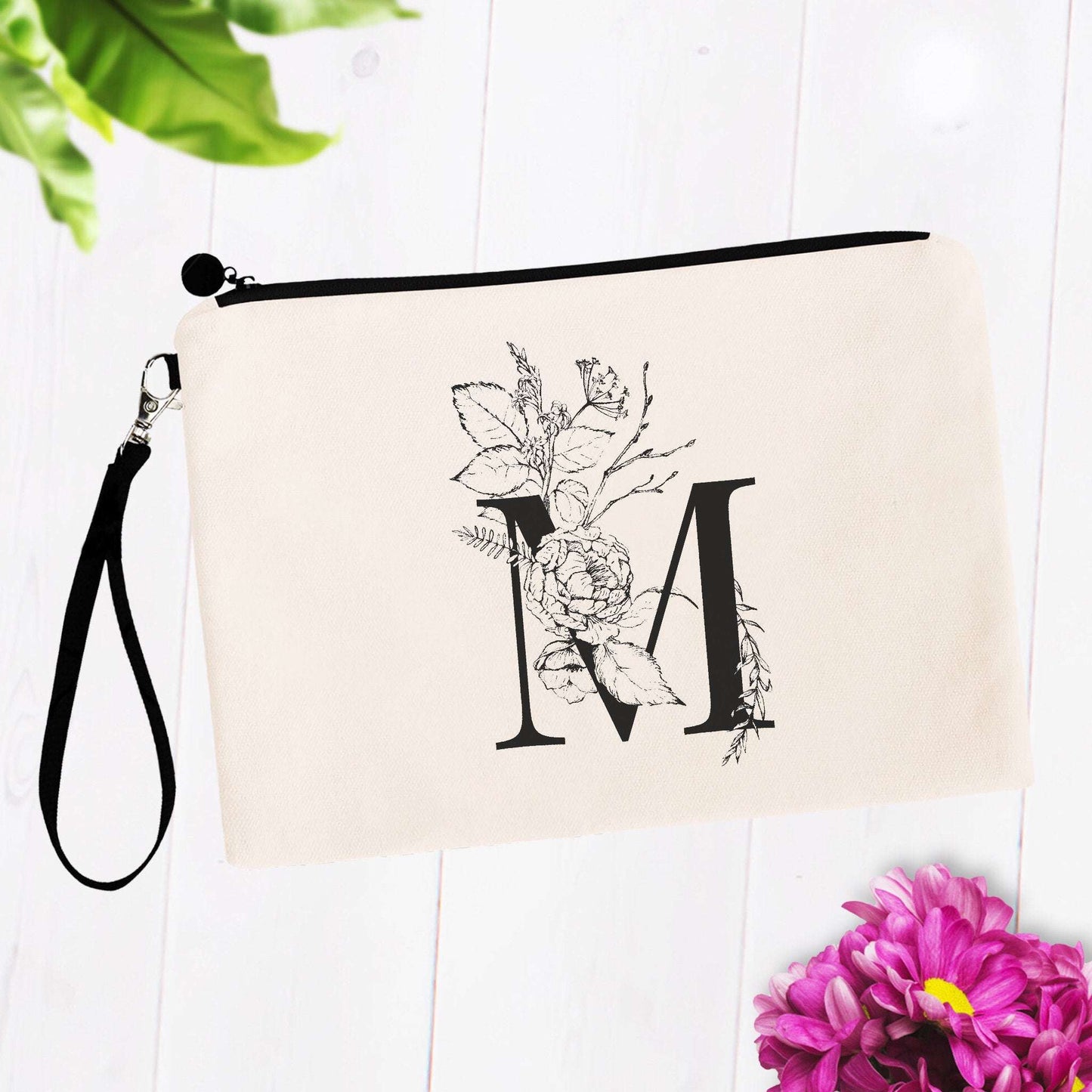 Modern Floral Monogram