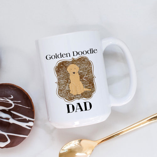Large Dog Dad Custom Mug