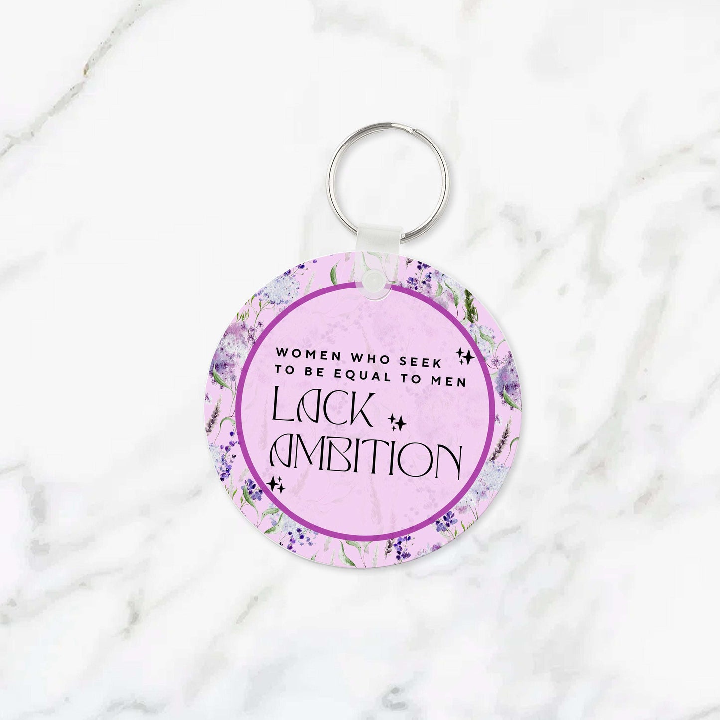 Women Equal to Men Keychain