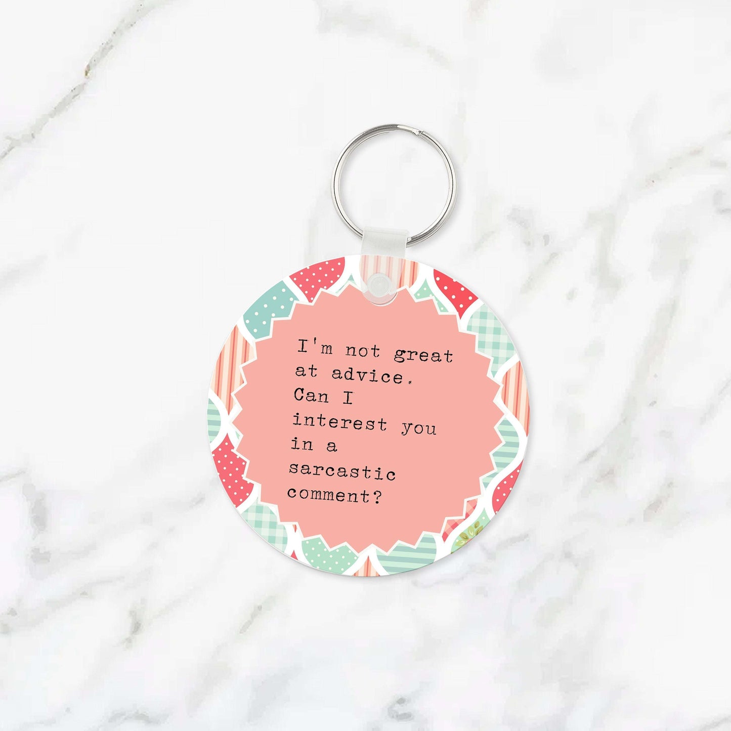 I'm Not Great at Advice Keychain