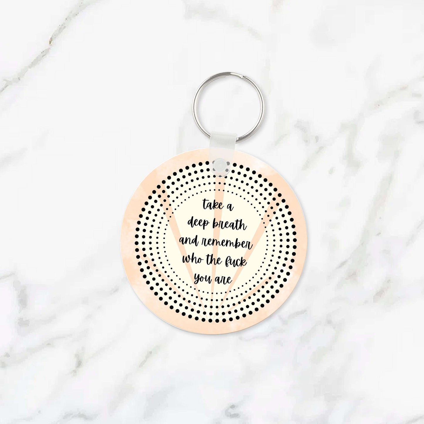 Take a Deep Breath Keychain