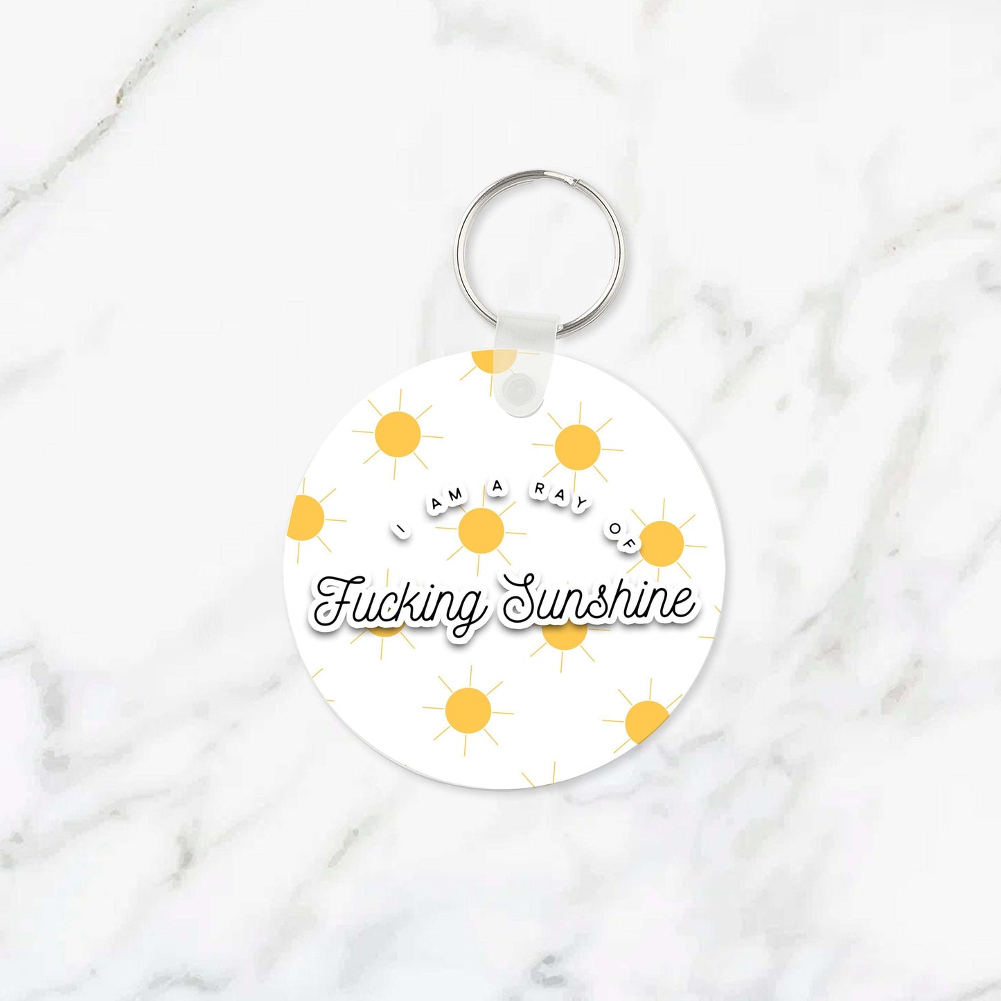 I am a Ray of Fucking Sunshine Keychain