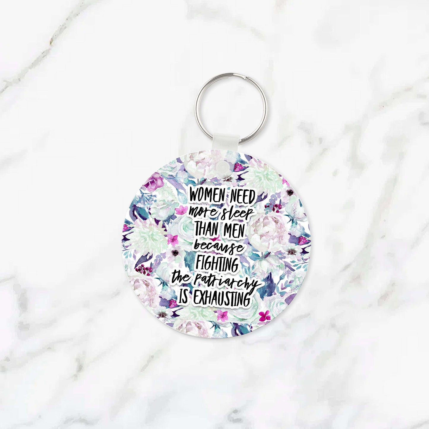 Women Need More Sleep Keychain