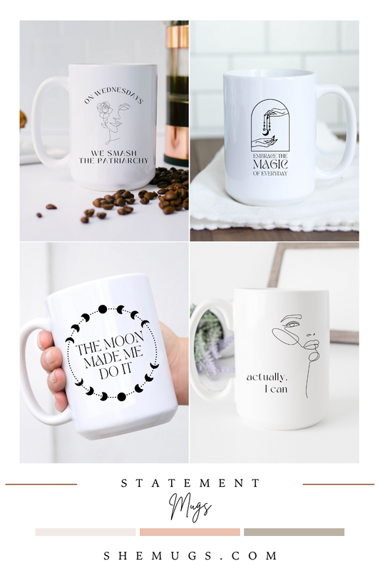 Statement Mugs for Bold Ladies