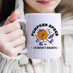 Pumpkin Spice Feminist Rights Mug