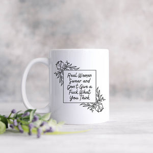 Real Women Swear Mug