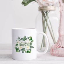 Load image into Gallery viewer, Stressed Flowery Language Mug RTS