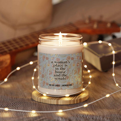 A Woman's Place is in the House and the Senate Candle