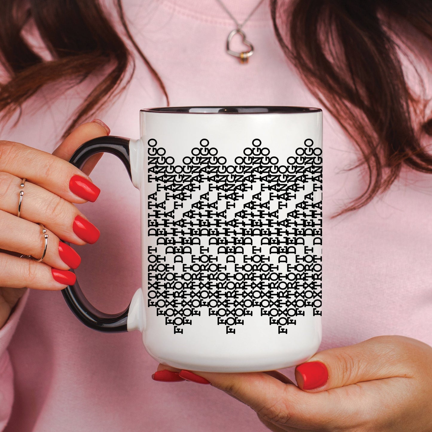 Foxtrot Delta Tango Secret Message Mug