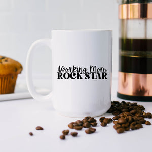 Working Mom Rockstar Coffee Mugs