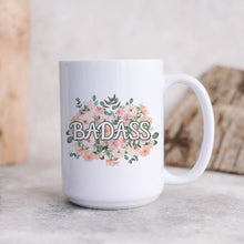 Load image into Gallery viewer, Badass Flowery Language Mug