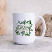 Load image into Gallery viewer, Stressed Flowery Language Mug