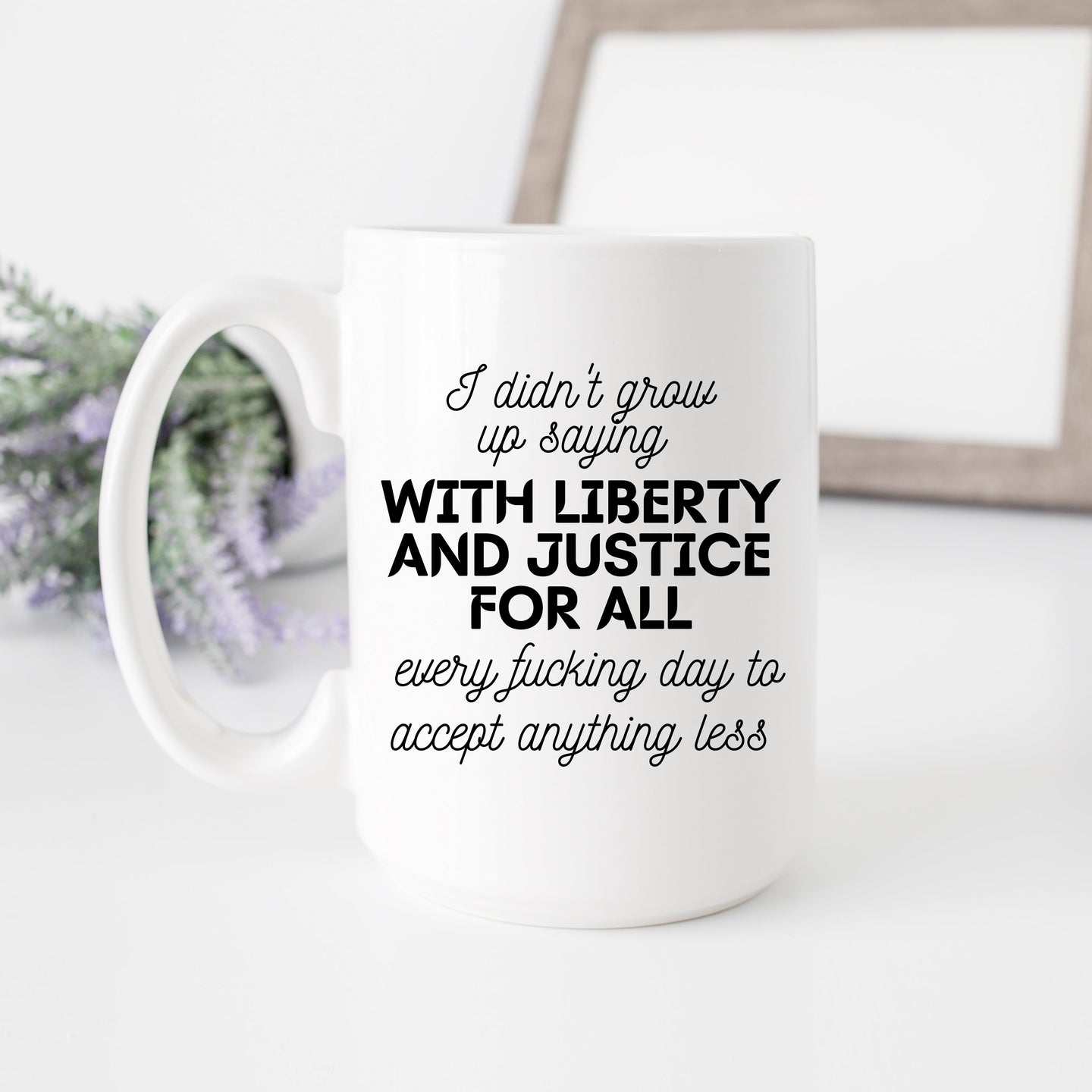 Liberty & Justice Mug