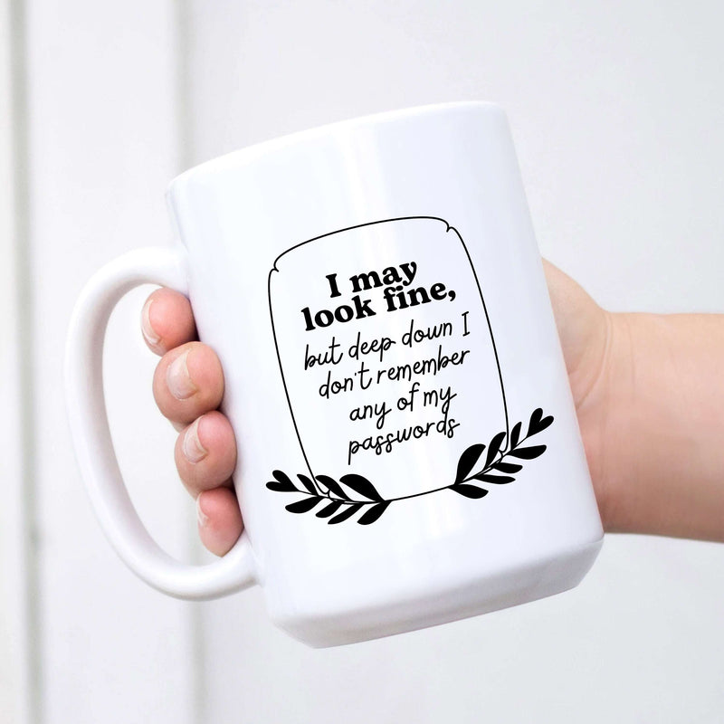 Don't Remember Any Passwords Mug