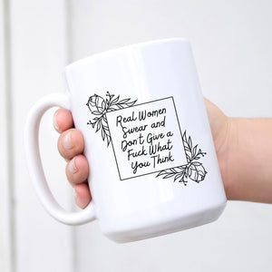 Real Women Swear Mug