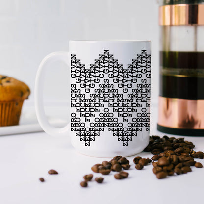 Zero Fucks Given Secret Message Mug